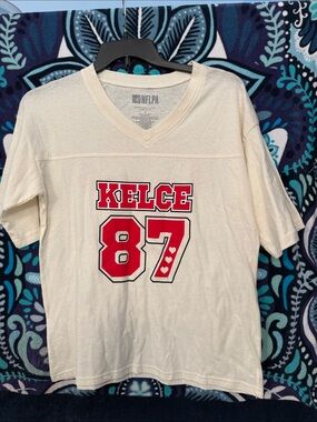 LPA Kelce 87 Short Sleeve Tee in Cream